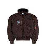 Prototypes Sprayed Goat Bomber Brown Jackets PT08OW12USBN  Detail View 1 | GATE
