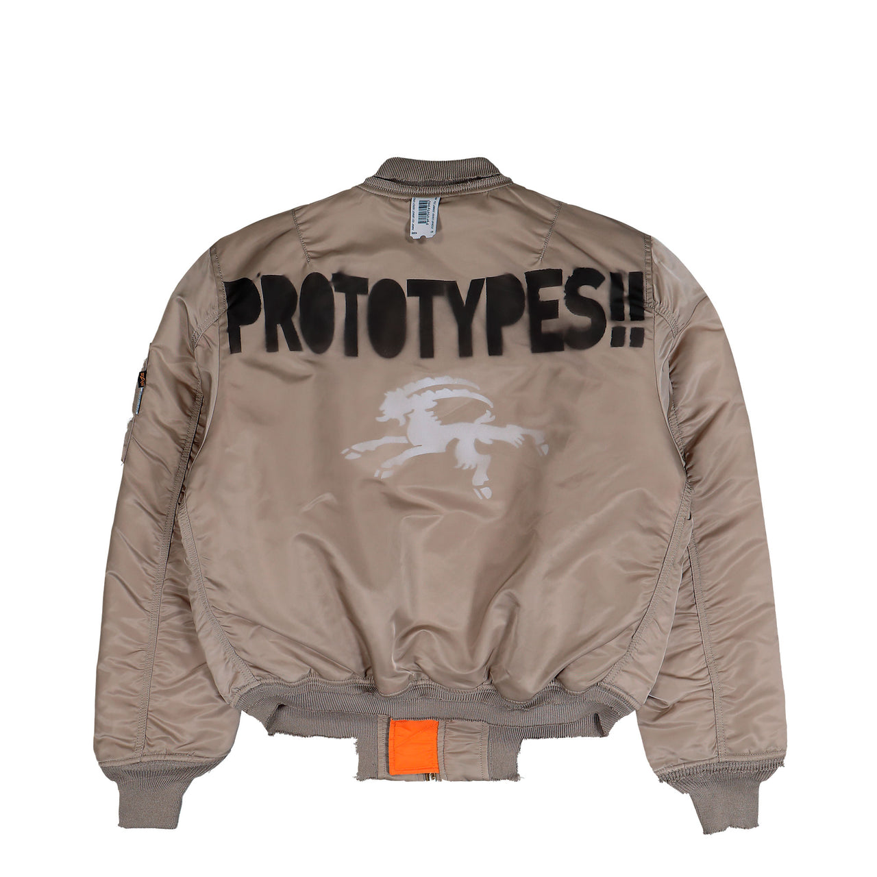Prototypes Sprayed Prototypes Bomber Sand Jackets PT08OW160USSD  Detail View 1 | GATE
