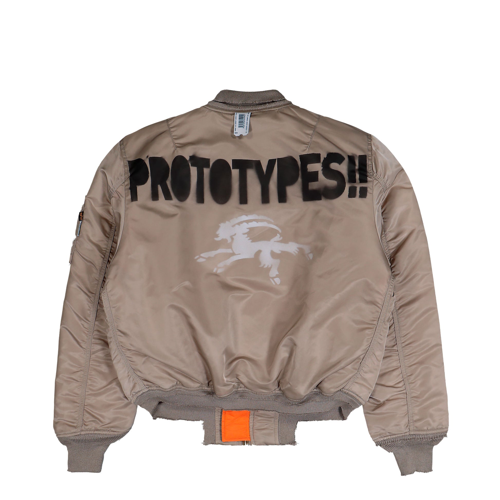 Prototypes Sprayed Prototypes Bomber Sand Jackets PT08OW160USSD  Detail View 2 | GATE
