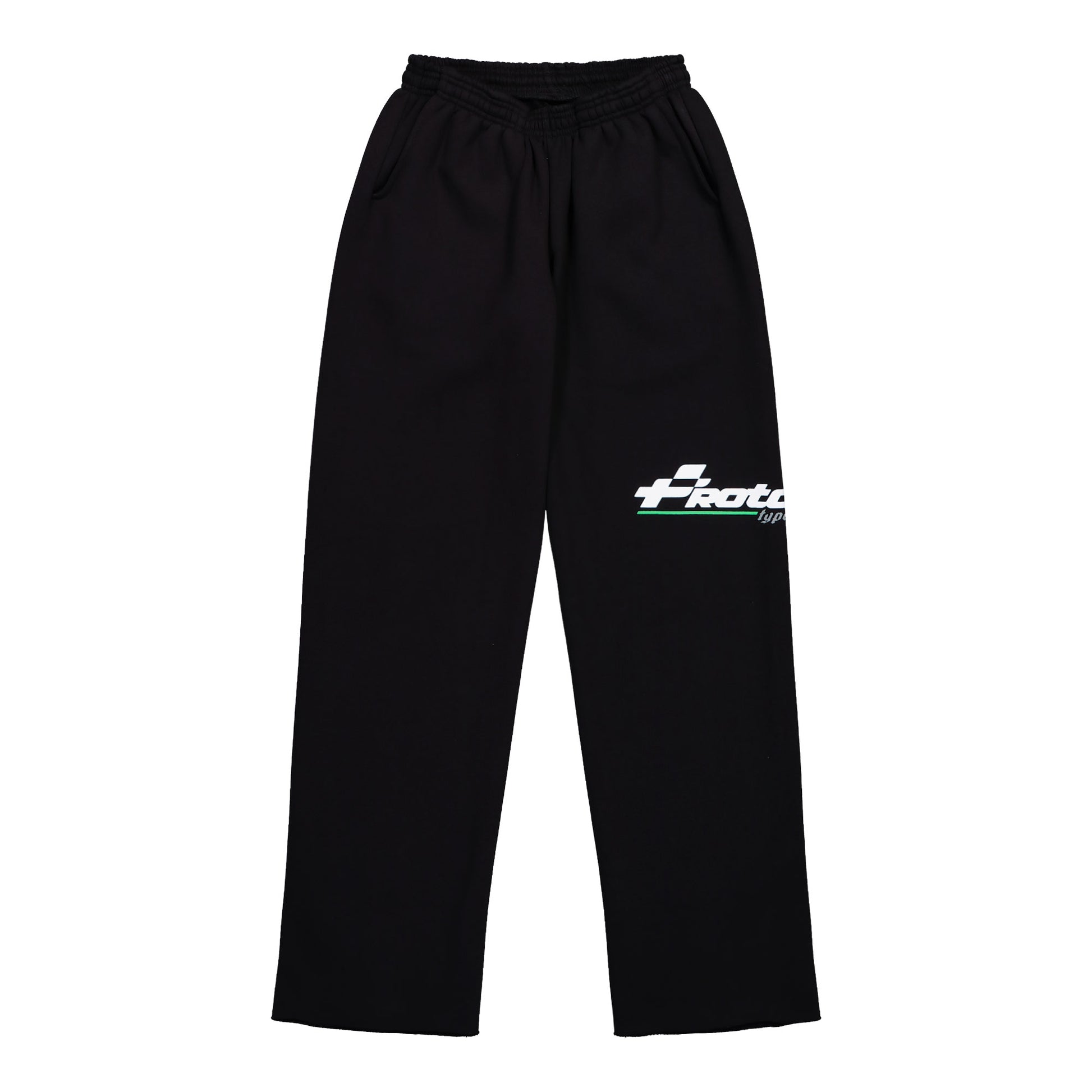 Prototypes Classic PT Logo Sweatpants Black Sweat & Track Pants PT08PA20USBK  Detail View 1 | GATE
