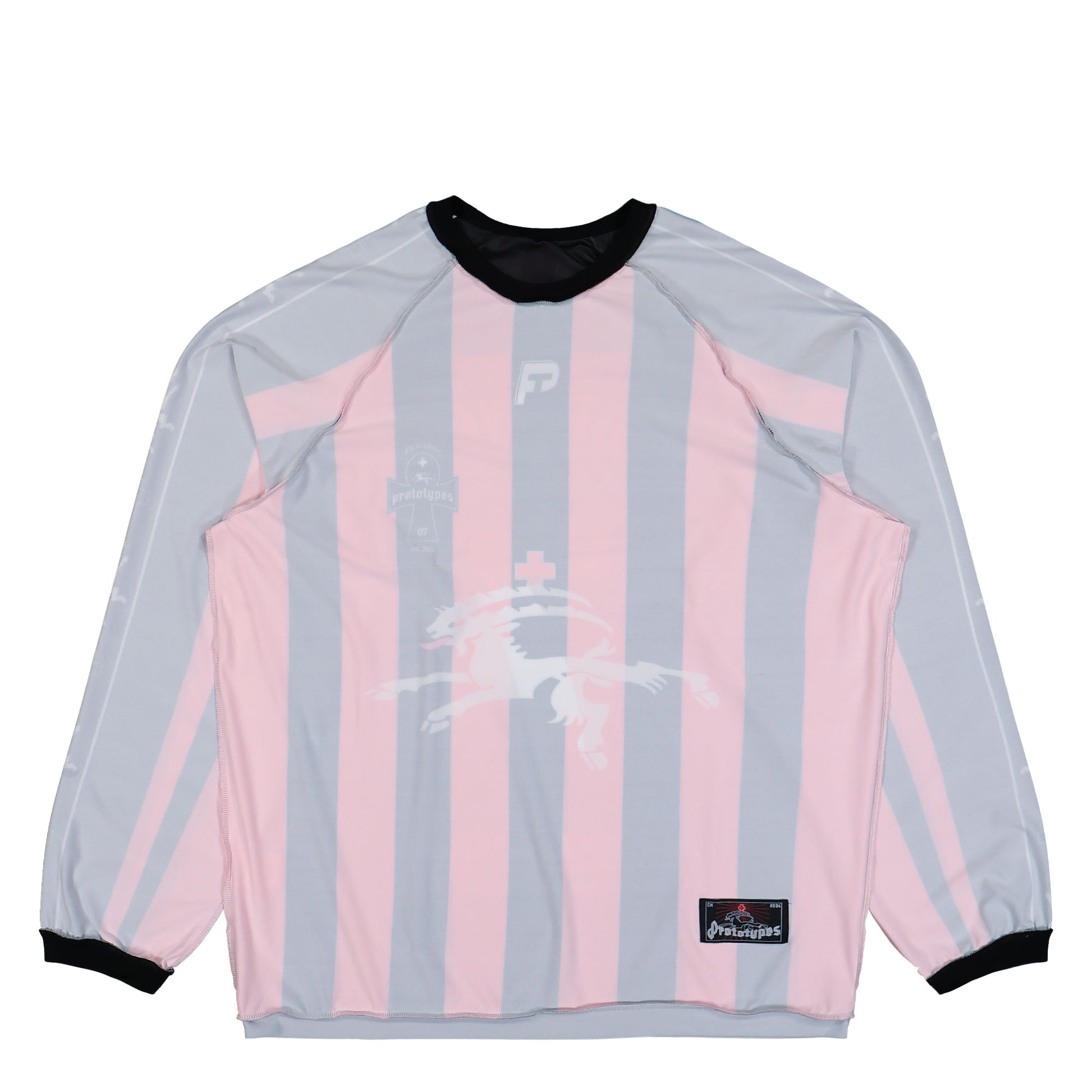 Prototypes Inside Out Football Longsleeves Grey Longsleeves PT08TO03USGR  Detail View 1 | GATE
