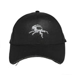 Prototypes Sprayed Goat Cut Up Cap Black Caps PT09ACC02USBK Detail View 4 | GATE
