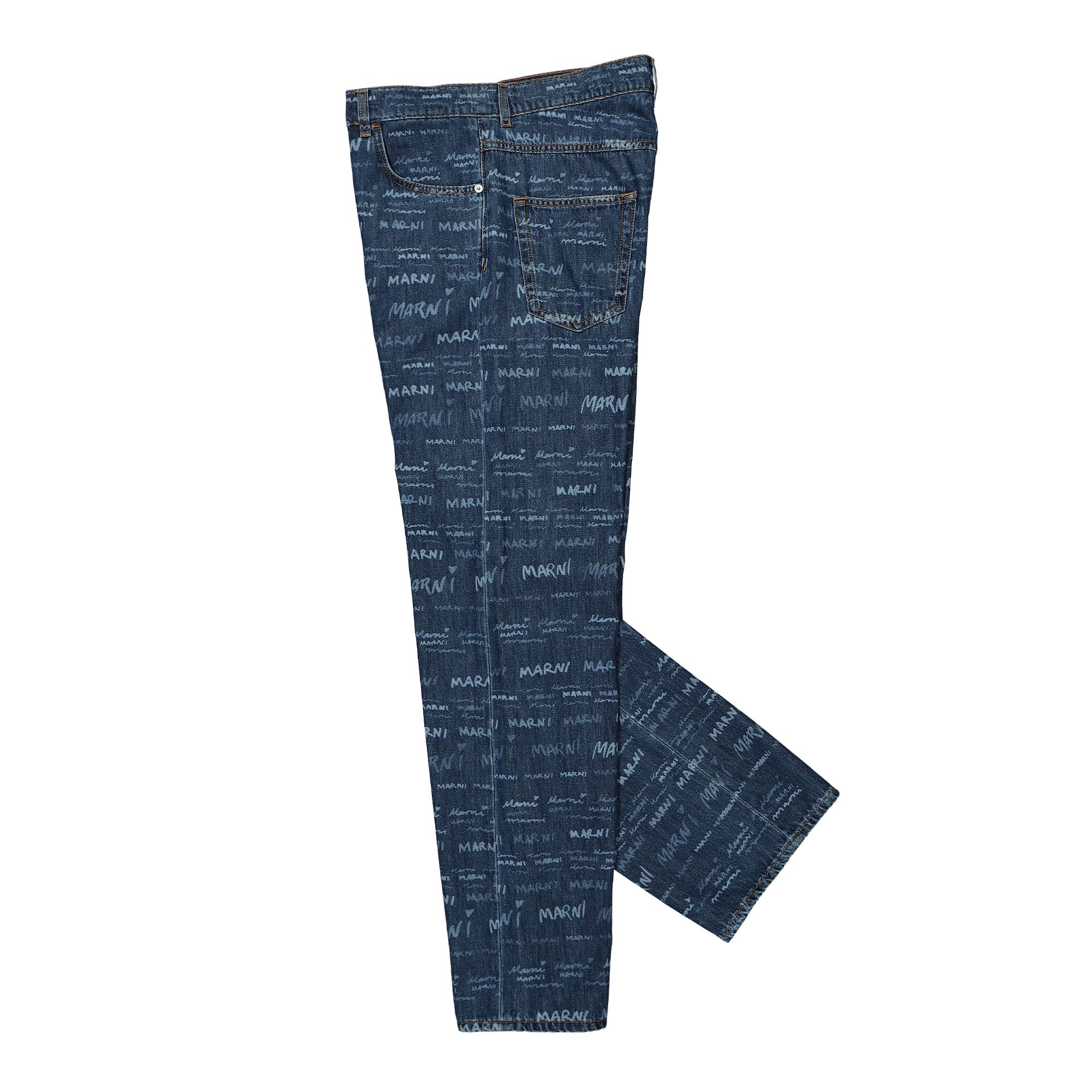 Megamarni Cotton Denim Trousers | GATE