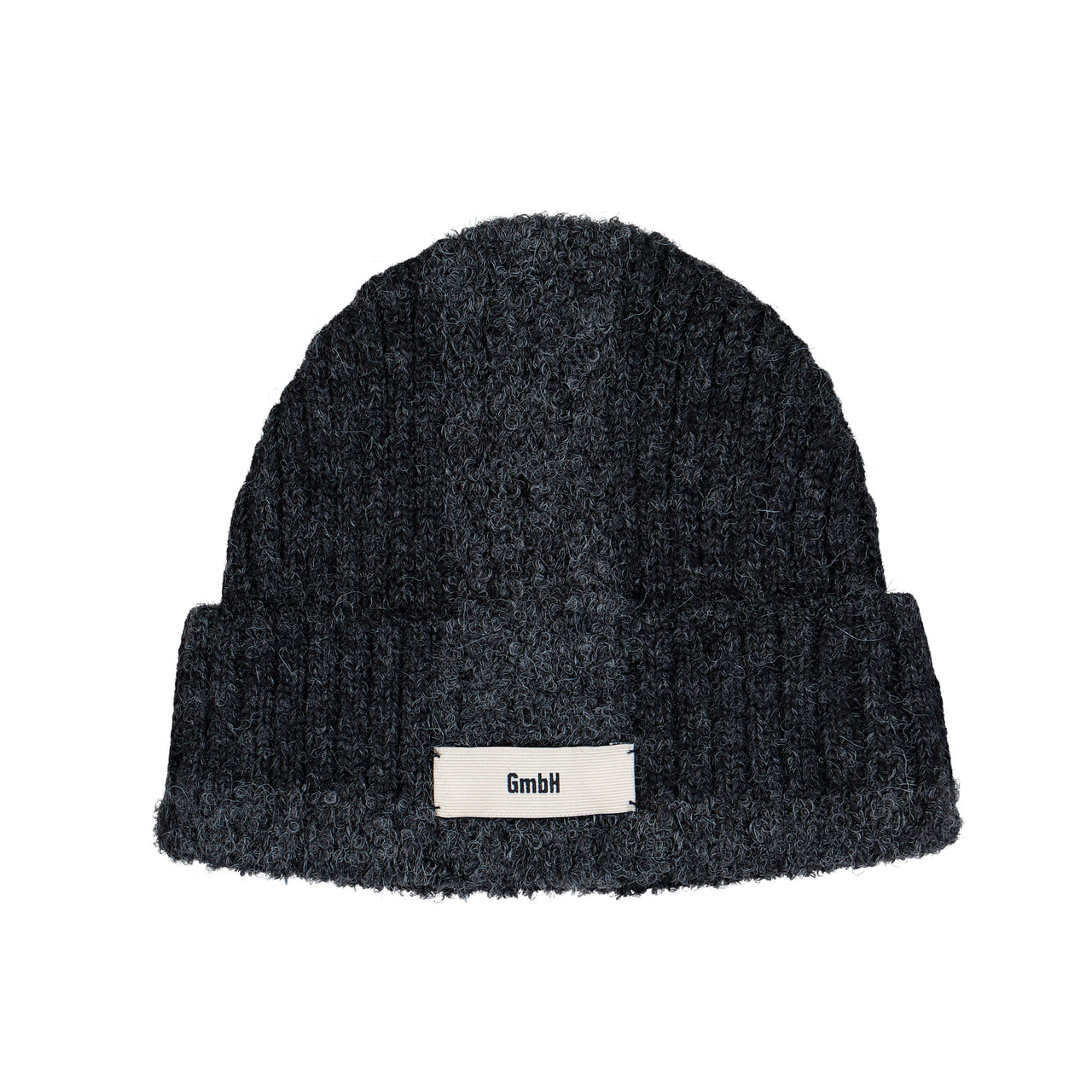 GmbH Knitted Colour Blocked Beanie Dark Grey Beanies Rafiq Detail View 1 | GATE