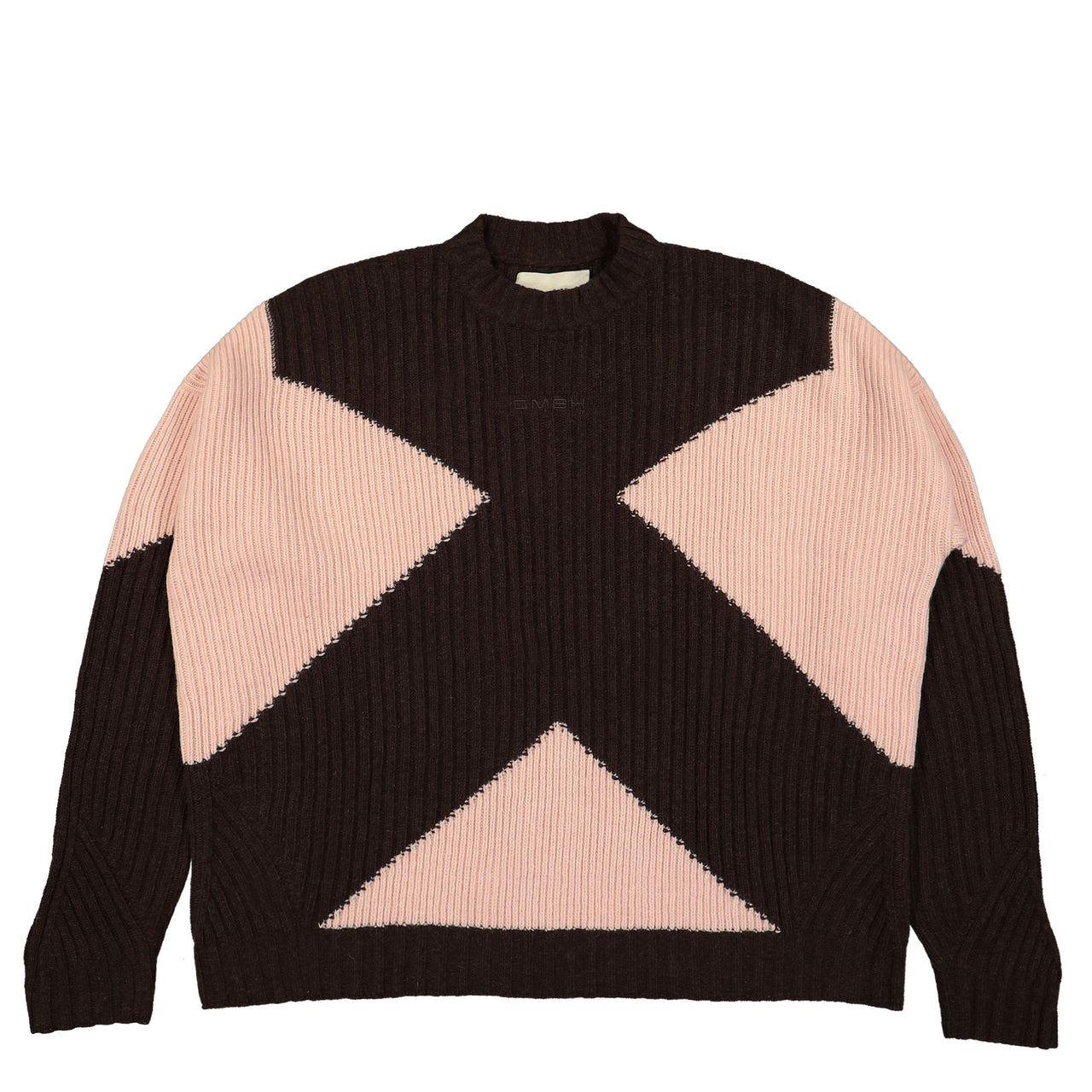 Knitted Unisex Color Blocked Jumper
