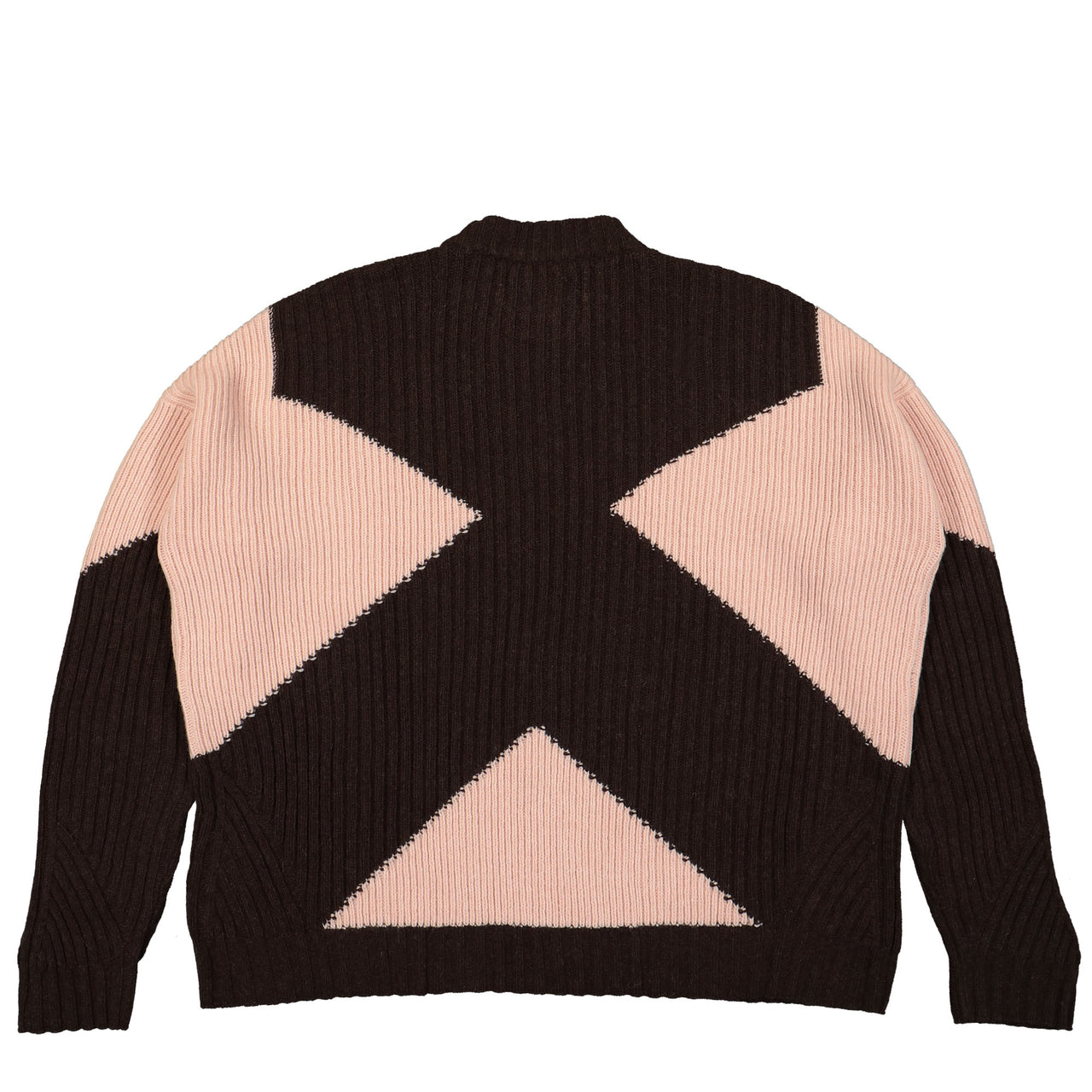 Knitted Unisex Color Blocked Jumper