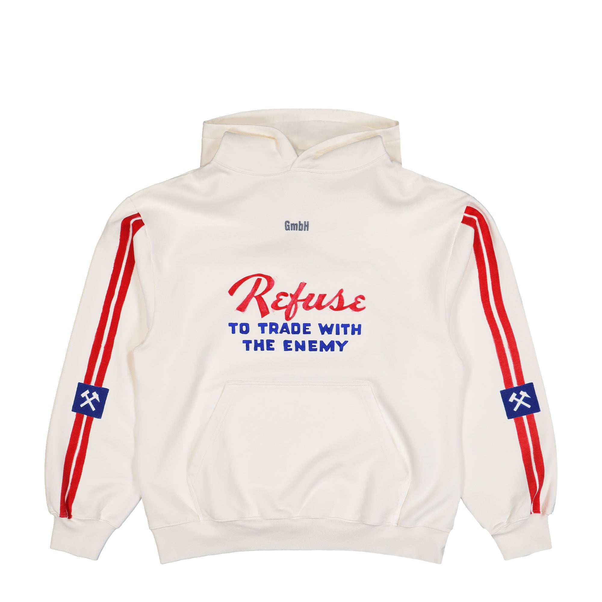 Hoodie With Refuse To Trade Print | GATE