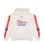 Gmbh Hoodie With Refuse To Trade Print Off White Hoodies Refuse Hoodie1 Detail View 1 | GATE
