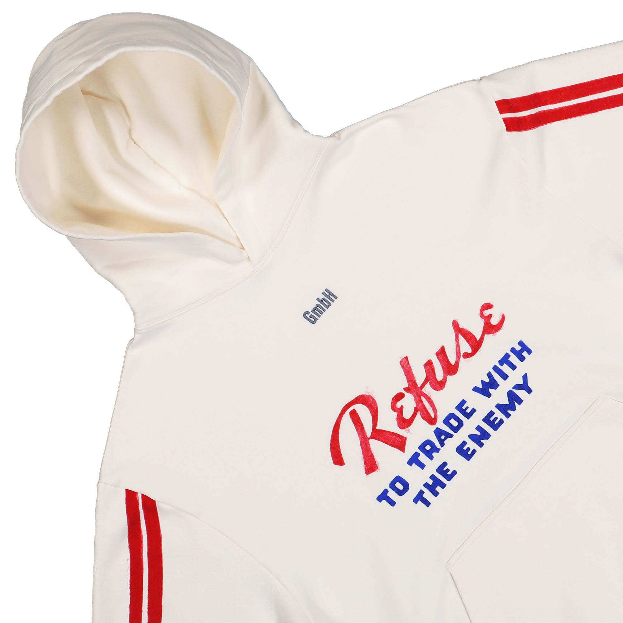 Hoodie With Refuse To Trade Print | GATE