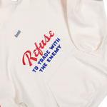 Gmbh Hoodie With Refuse To Trade Print Off White Hoodies Refuse Hoodie1 Detail View 4 | GATE
