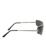 Rick Owens Prong Sunglasses Silver Temple / Black Lens Glasses RG0000015 GSLVB 1809 Detail View 3 | GATE