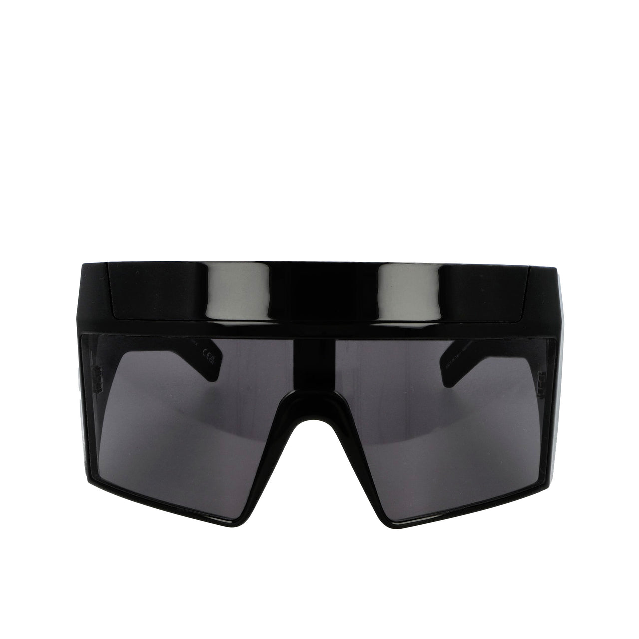 Rick Owens Sunglasses Rev Shiny Black Sunglasses RG0000017 GBLKB 0909 Detail View 1 | GATE

