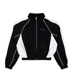 Rhude Ramona Piping Track Jacket Black / White Tracksuit Tops RHFW25JA02041 Detail View 1 | GATE