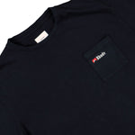 Rhude Moonlight Wolf Pocket Tee Vintage Black / White / Red T-Shirts RHFW25TT03012 Detail View 3 | GATE