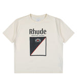Rhude Collins Fumar Tee Vintage White / Black / Red T-Shirts RHFW25TT04012 Detail View 1 | GATE