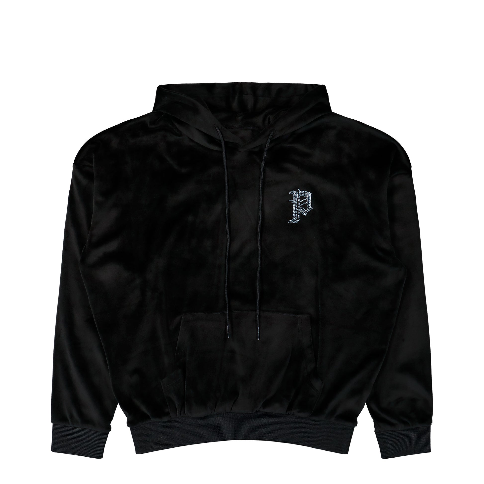 Prototypes Rhinestone Nikki Hoodie Black Hoodie PT09JE06USBK Detail View 1 | GATE
