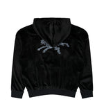 Prototypes Rhinestone Nikki Hoodie Black Hoodie PT09JE06USBK Detail View 2 | GATE
