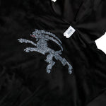Prototypes Rhinestone Nikki Hoodie Black Hoodie PT09JE06USBK Detail View 5 | GATE
