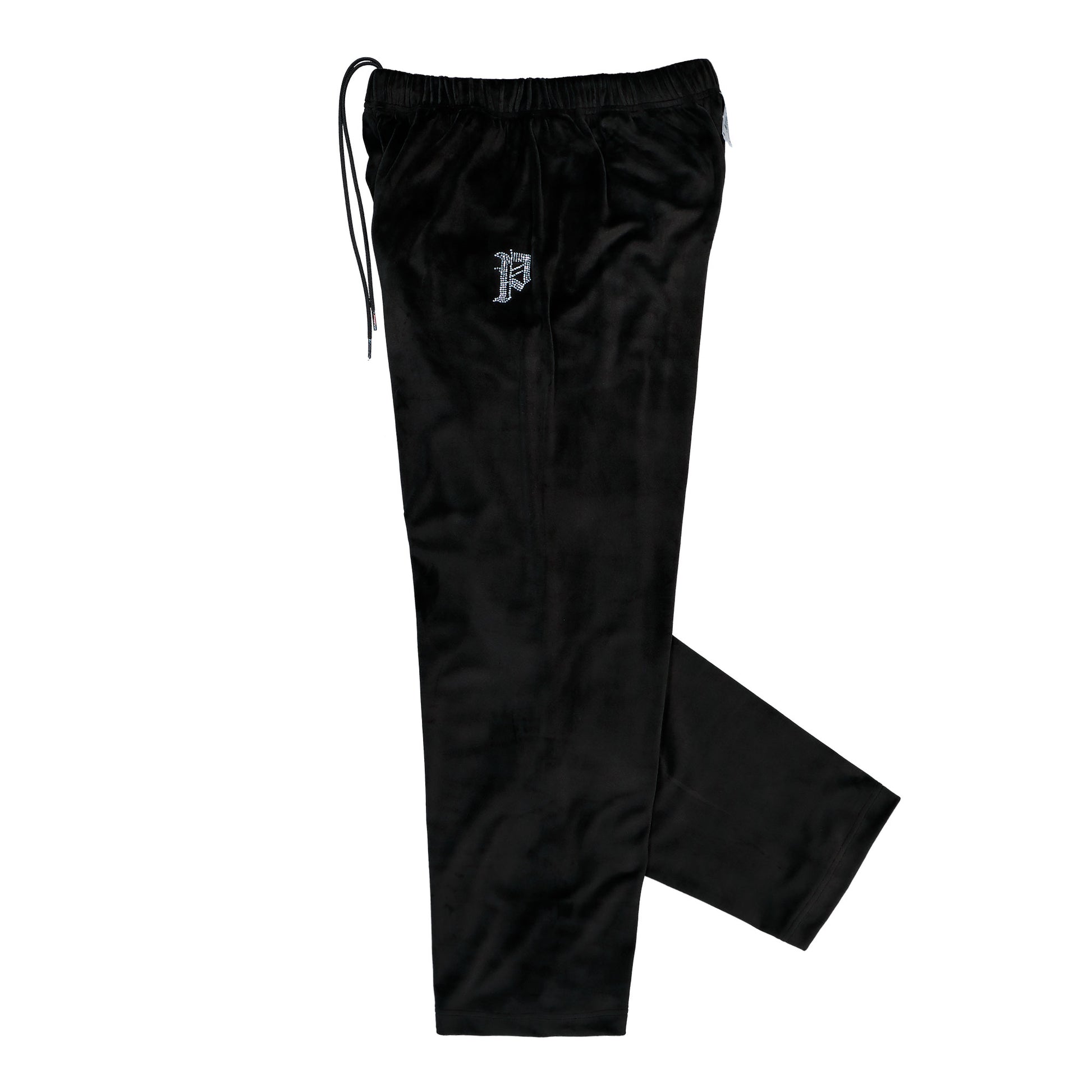 Prototypes Rhinestone Nikki Pants Black sweat & Track Pant PT09JE07USBK Detail View 3 | GATE
