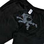 Prototypes Rhinestone Nikki Pants Black sweat & Track Pant PT09JE07USBK Detail View 5 | GATE
