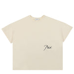 Rhude Reverse Tee White / Blue T-Shirt RHSS23TT468375960611 Detail View 1 | GATE
