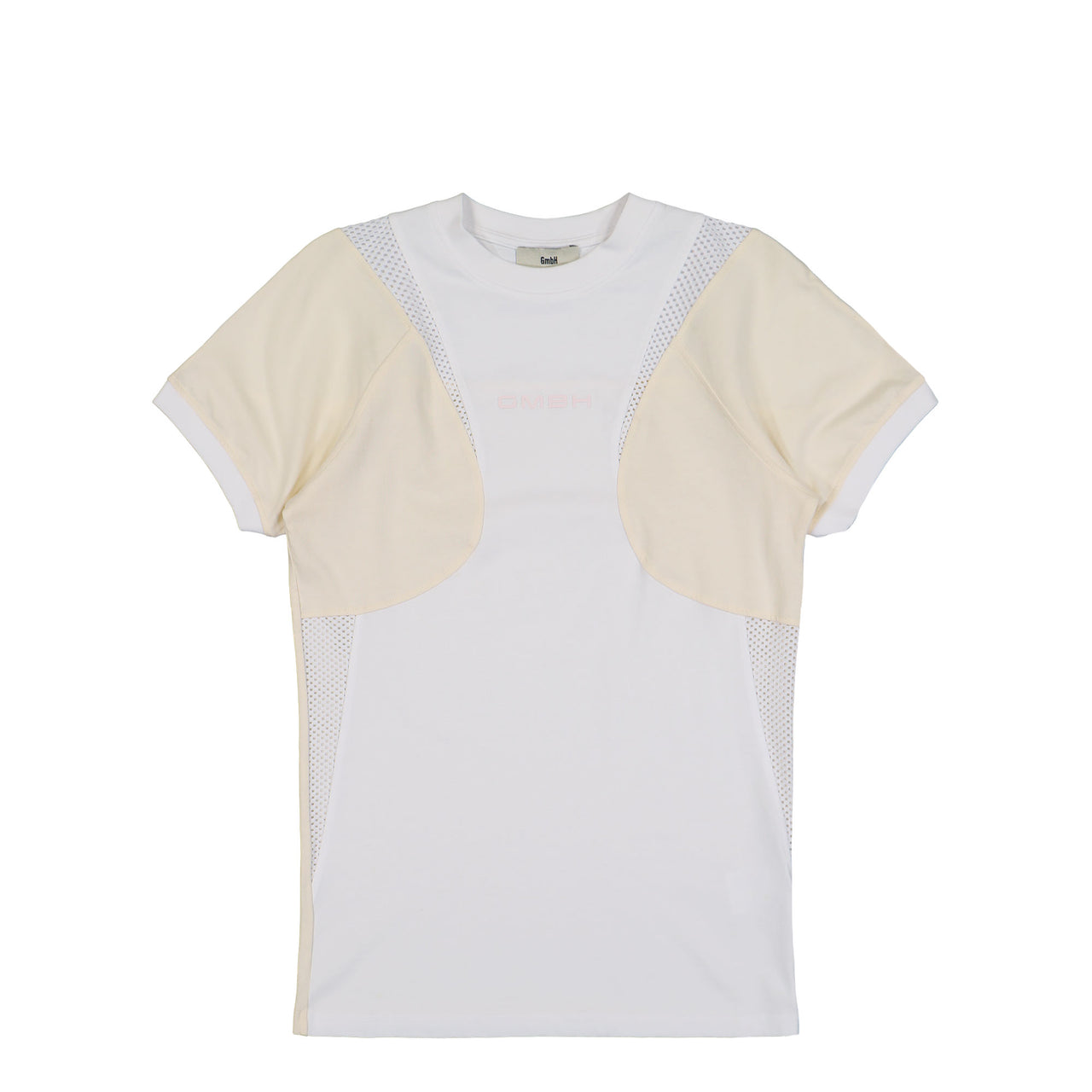 GmbH Patchwork T-Shirt W Mes Inserts Off White T-Shirts Robin  Detail View 1 | GATE
