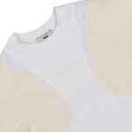 GmbH Patchwork T-Shirt W Mes Inserts Off White T-Shirts Robin  Detail View 3 | GATE
