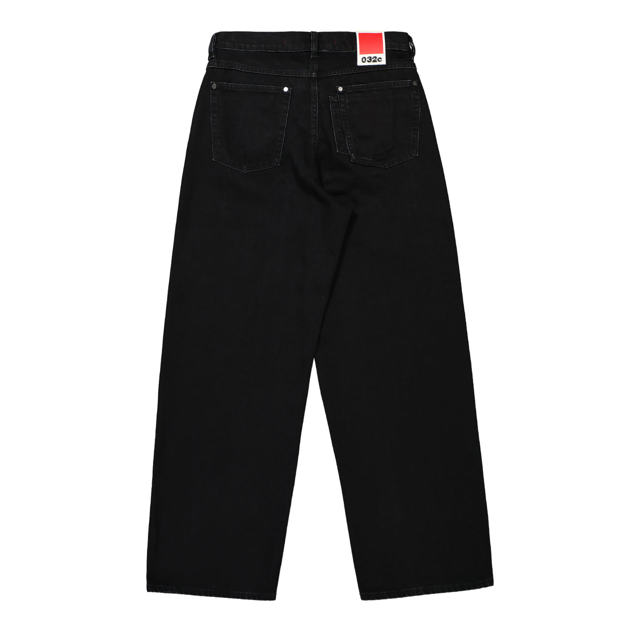 032C Down To Earth Traight Leg Jeans Washed Black Denim S25-URD-1021-050 Detail View 1 | GATE