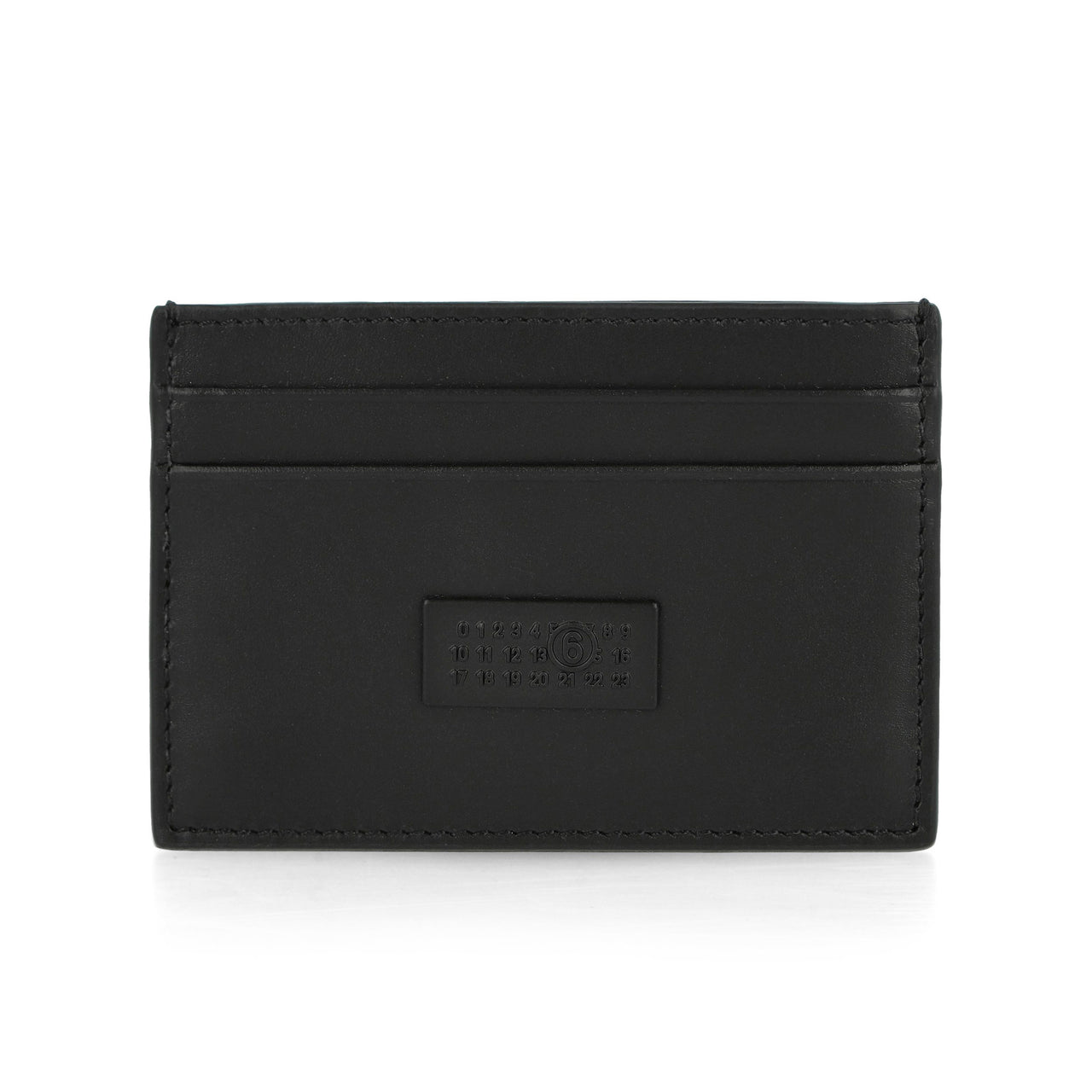 MM6 Maison Margiela Leather Card Holder Black Wallets SA5UI0026 P8622 T8013 Detail View 1 | GATE