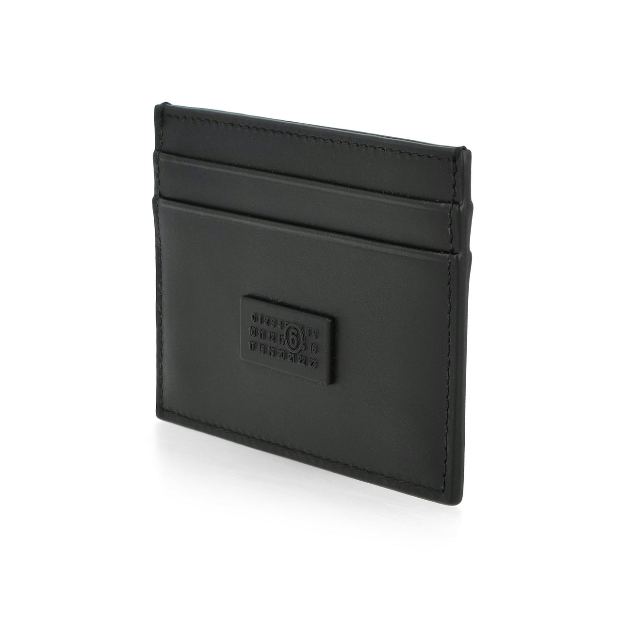 MM6 Maison Margiela Leather Card Holder Black Wallets SA5UI0026 P8622 T8013 Detail View 1 | GATE