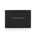 MM6 Maison Margiela Leather Card Holder Black Wallets SA5UI0026 P8622 T8013 Detail View 4 | GATE
