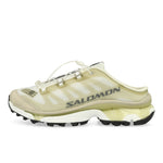 Salomon MM6 Maison Margiela x Salomon XT4 Mule 2 MM6  White / Green Haze / Silver Cloud Slides SH1WS0017-P8163-HA744  Detail View 1 | GATE
