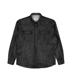 MM6 Maison Margiela Long-sleeved Shirt Black Shirts SH2DT0033 M30029 963 Detail View 1 | GATE