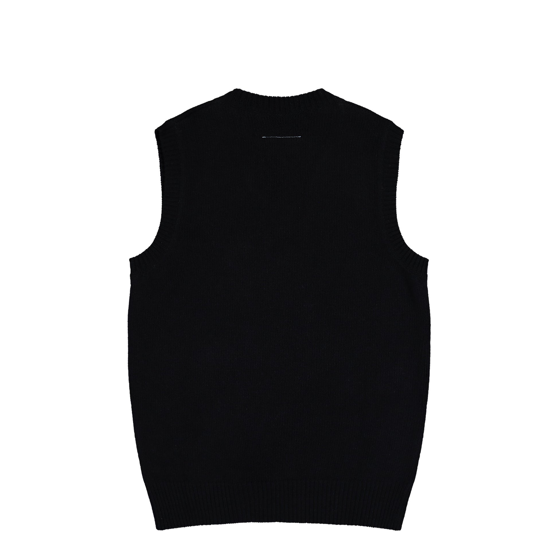 MM6 Maison Margiela Gilet Black Vests SH2FB0022 M13167 900S Detail View 2 | GATE