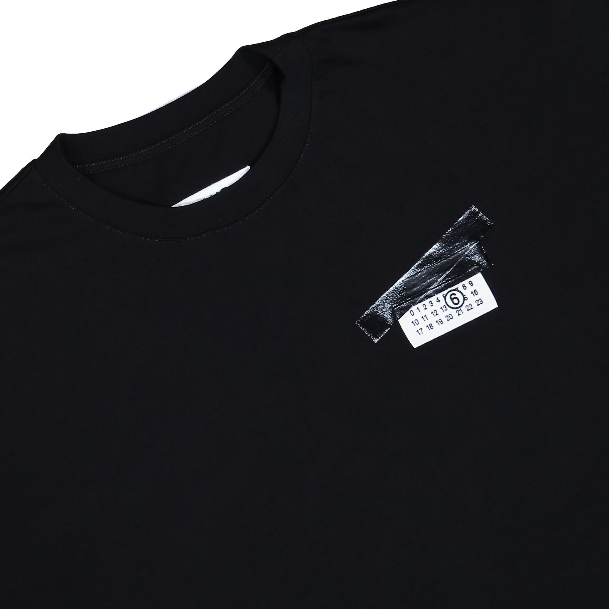 MM6 Maison Margiela T-Shirt Black T-Shirts SH2GC0030 M20048 900 Detail View 3 | GATE