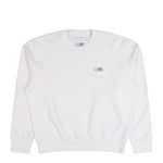 MM6 Maison Margiela Numeric Logo Jumper White Sweatshirts SH2GU0025 M25024 101 Detail View 1 | GATE
