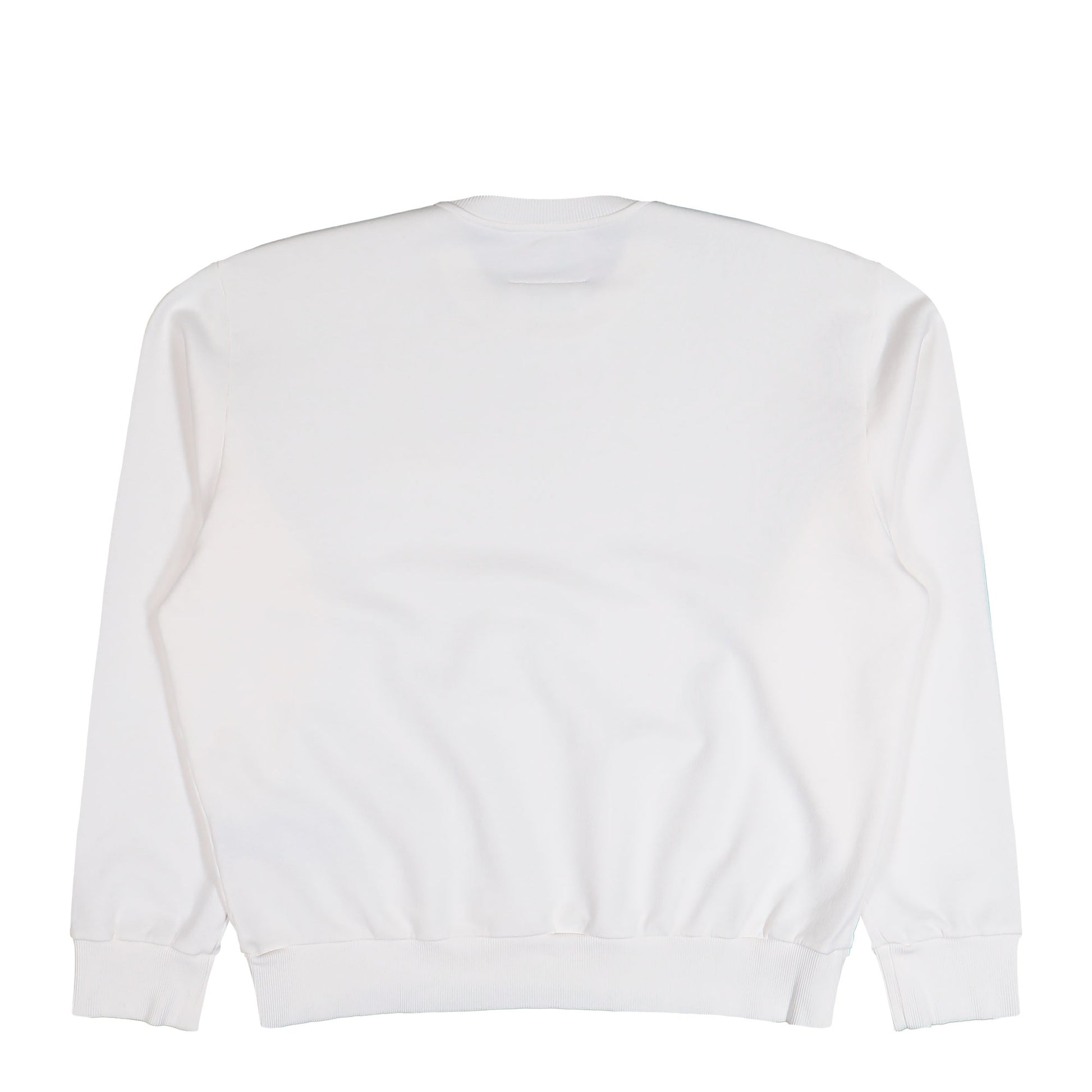 MM6 Maison Margiela Numeric Logo Jumper White Sweatshirts SH2GU0025 M25024 101 Detail View 2 | GATE
