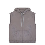 MM6 Maison Margiela Sweat Jacket Taupe Vests SH2HG0005 M25013 803 Detail View 1 | GATE