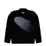 MM6 Maison Margiela Crewneck Black Sweatshirts SH2HL0029 M13173 900S  Detail View 1 | GATE
