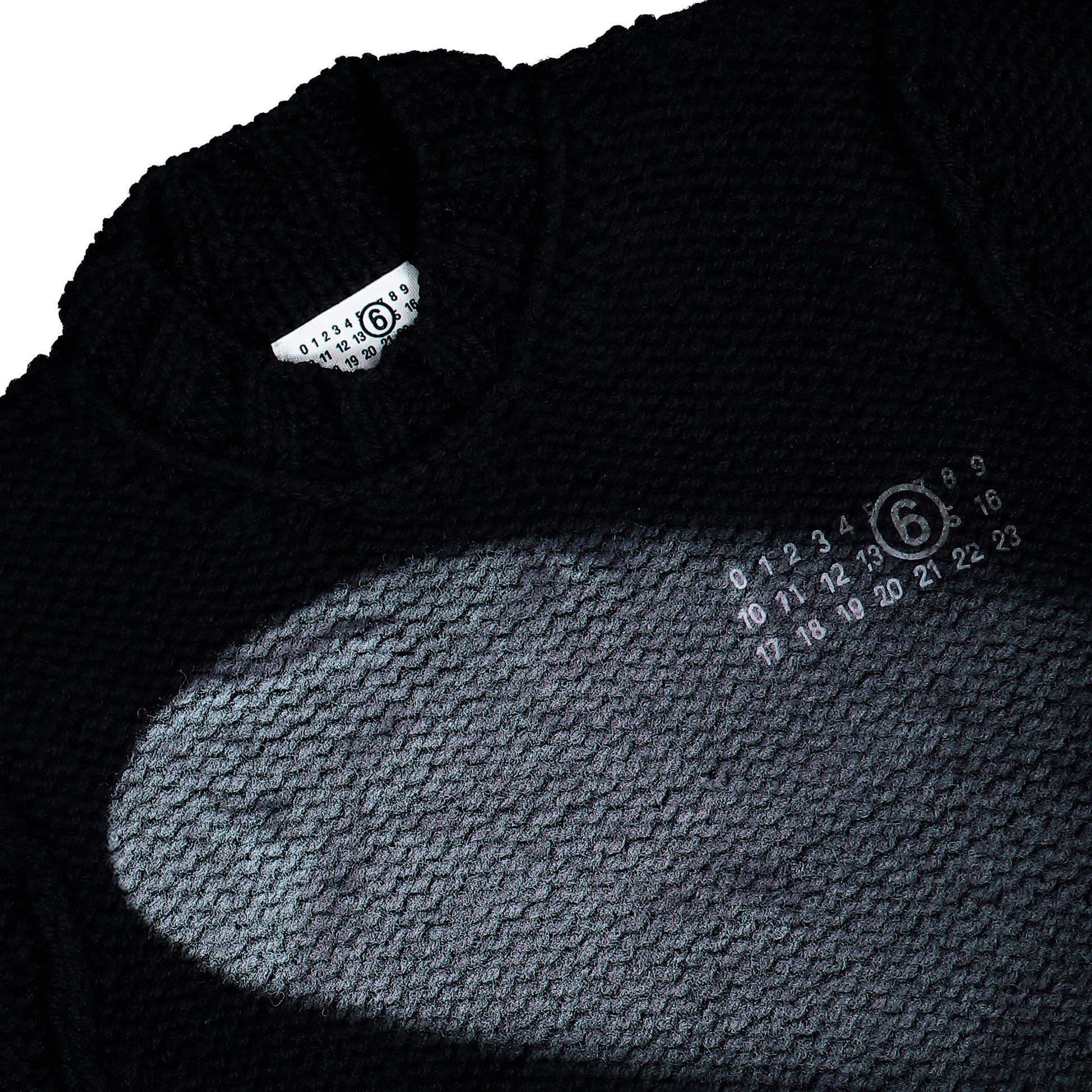 MM6 Maison Margiela Crewneck Black Sweatshirts SH2HL0029 M13173 900S  Detail View 3 | GATE
