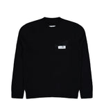 MM6 Maison Margiela Crewneck Black Sweatshirts SH2HL0030 M13168 900S Detail View 1 | GATE