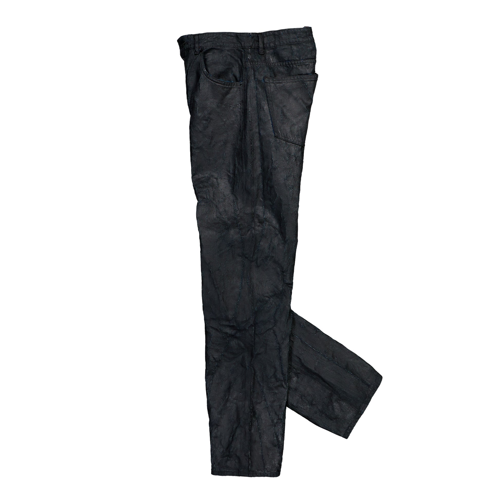 MM6 Maison Margiela Straight Leg Jeans Black Denim SH2LA0038 M30017 963 Detail View 3 | GATE
