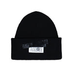 MM6 Maison Margiela Beanie Black Beanies SH2TB0003 M13168 900S Detail View 1 | GATE