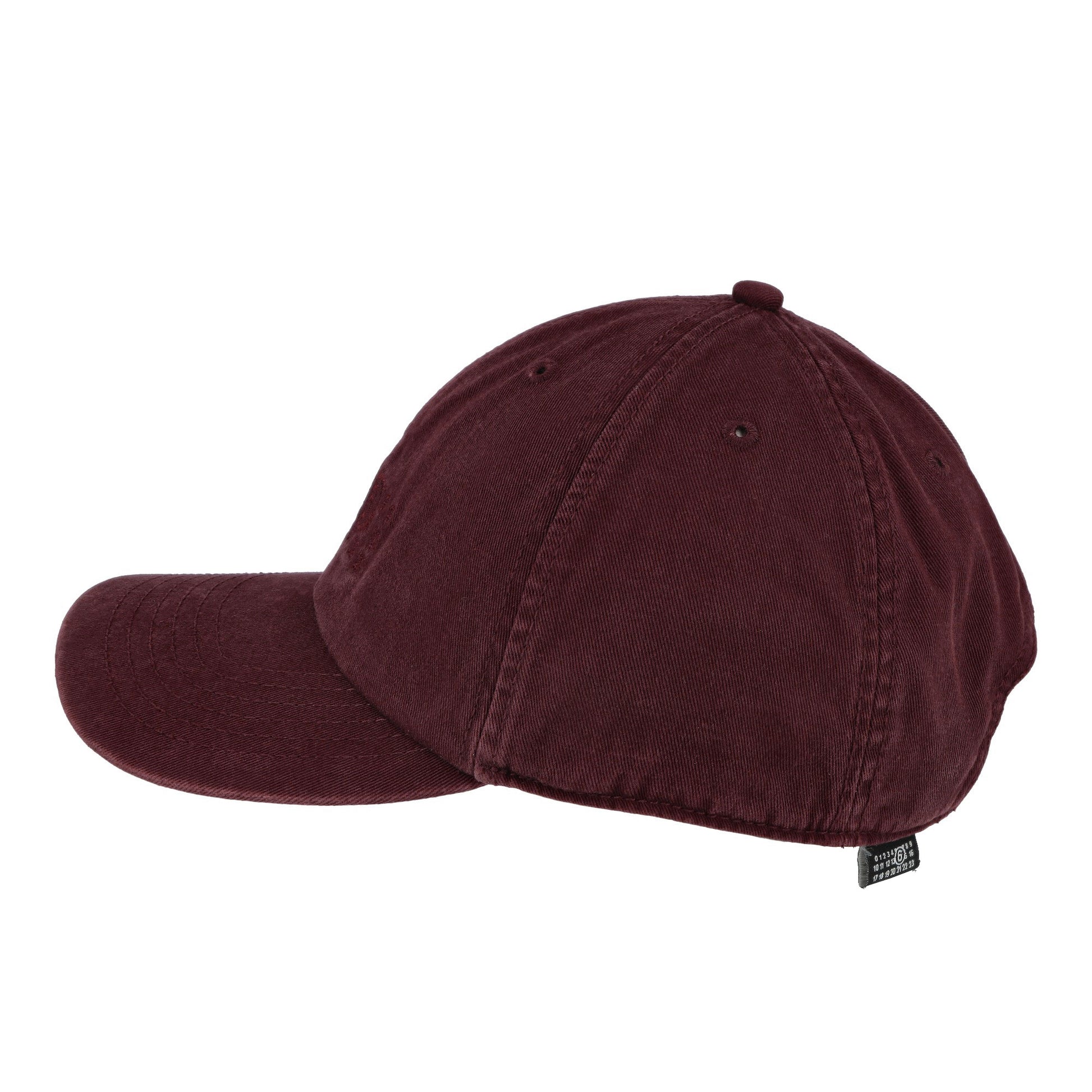 MM6 Maison Margiela Hat Bordeaux Caps SH2TC0004 M35190 227 Detail View 2 | GATE