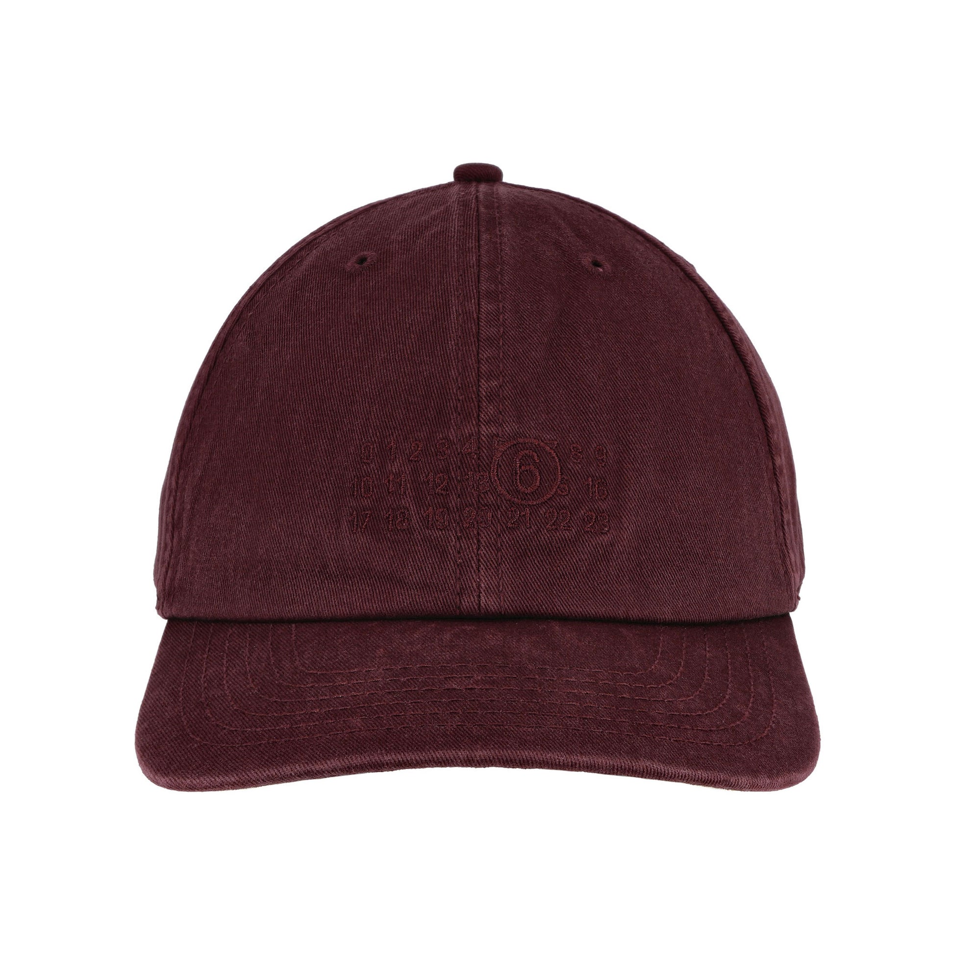 MM6 Maison Margiela Hat Bordeaux Caps SH2TC0004 M35190 227 Detail View 4 | GATE