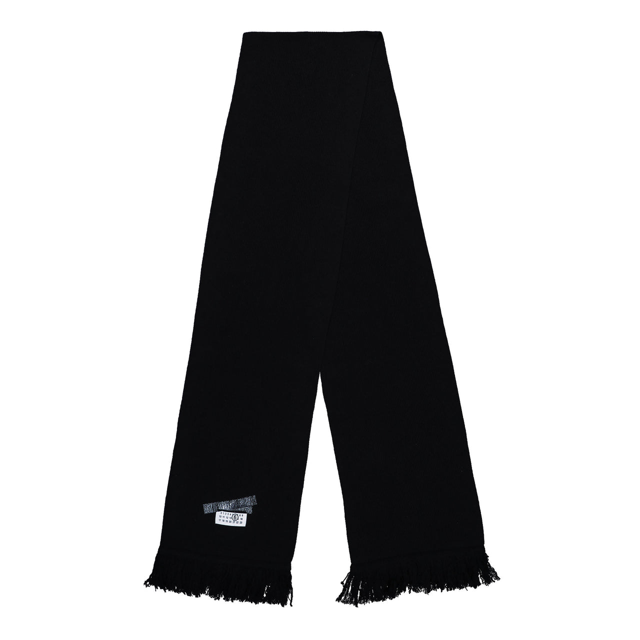MM6 Maison Margiela Scarf Black Scarves SH2TE0004 M13168 900S Detail View 1 | GATE