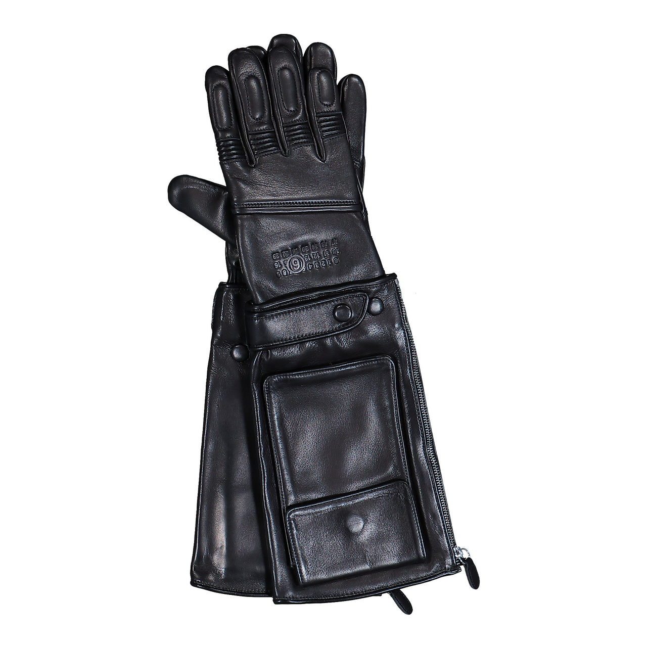 Agnelle x MM6 Maison Margiela Gloves Black Gloves SH2TS0004 M07014 900 Detail View 1 | GATE