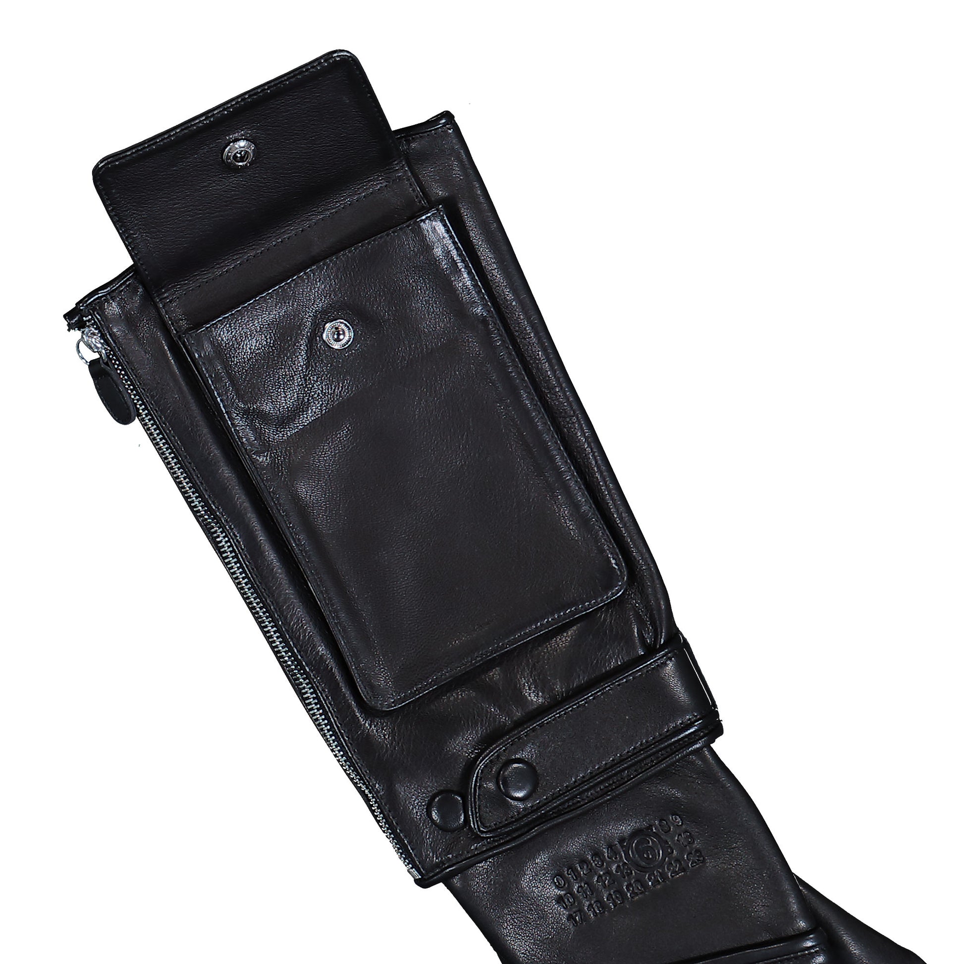 Agnelle x MM6 Maison Margiela Gloves Black Gloves SH2TS0004 M07014 900 Detail View 3 | GATE