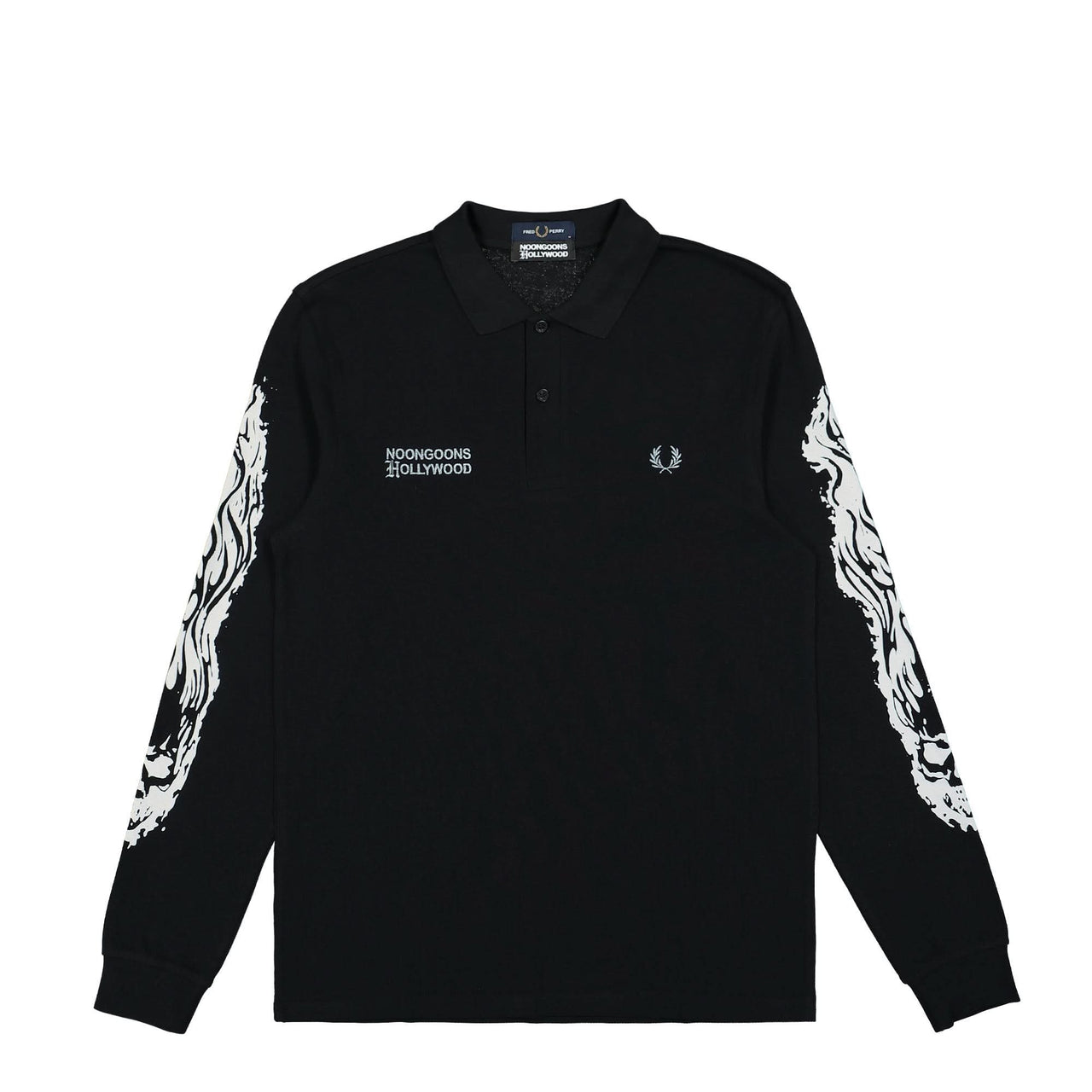 LS Printed Polo Shirt