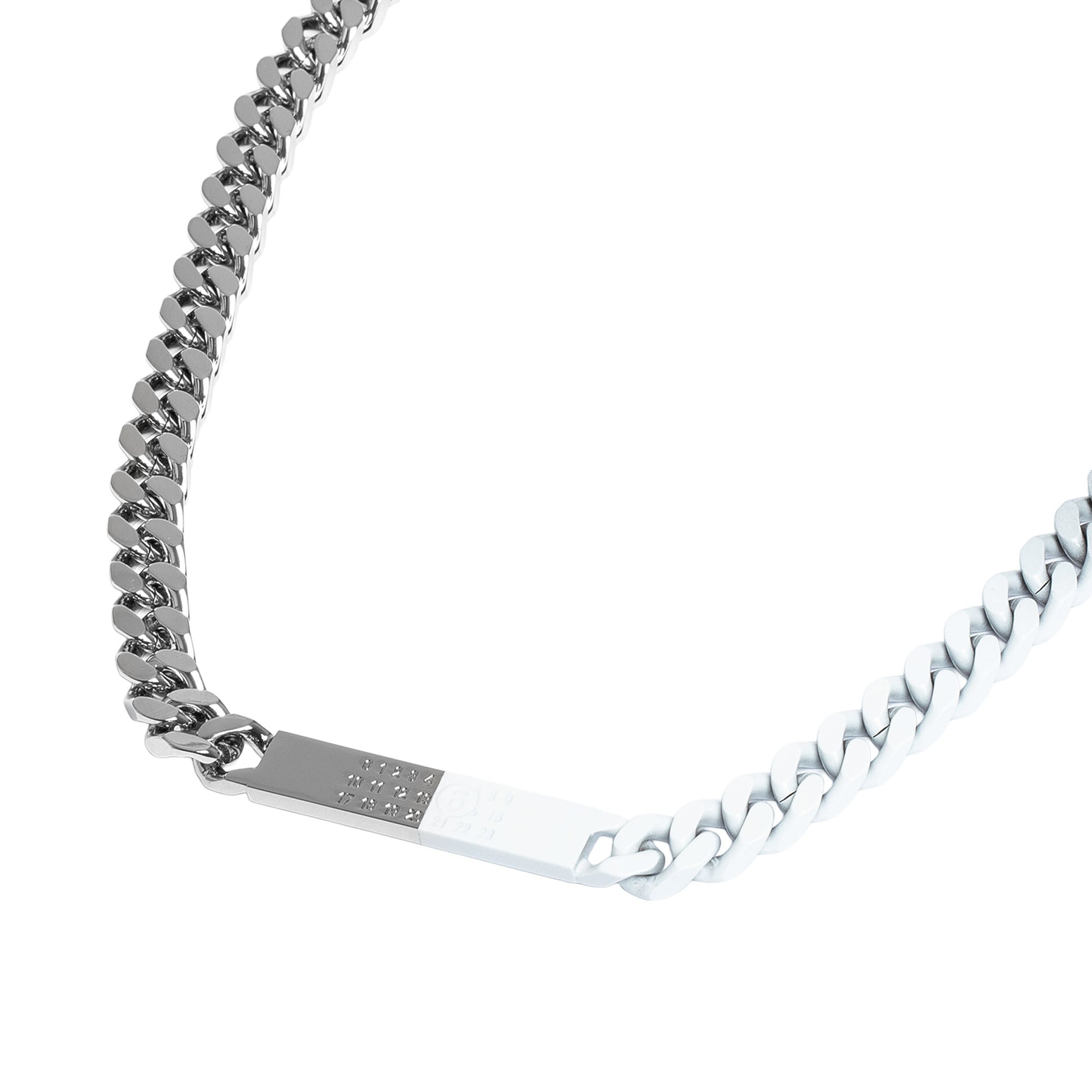 MM6 Maison Margiela Necklace Silver Detail view 3 | Gate